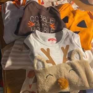Newborn baby boy holiday clothing some new with tags